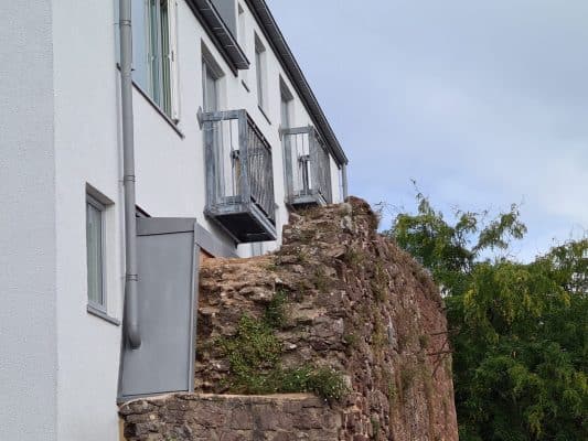 Juliette Balcony by Westcountry Fabrication Ltd at Quay Hill Exeter